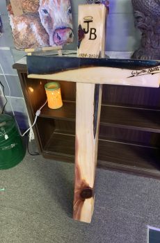 epoxy cedar cross